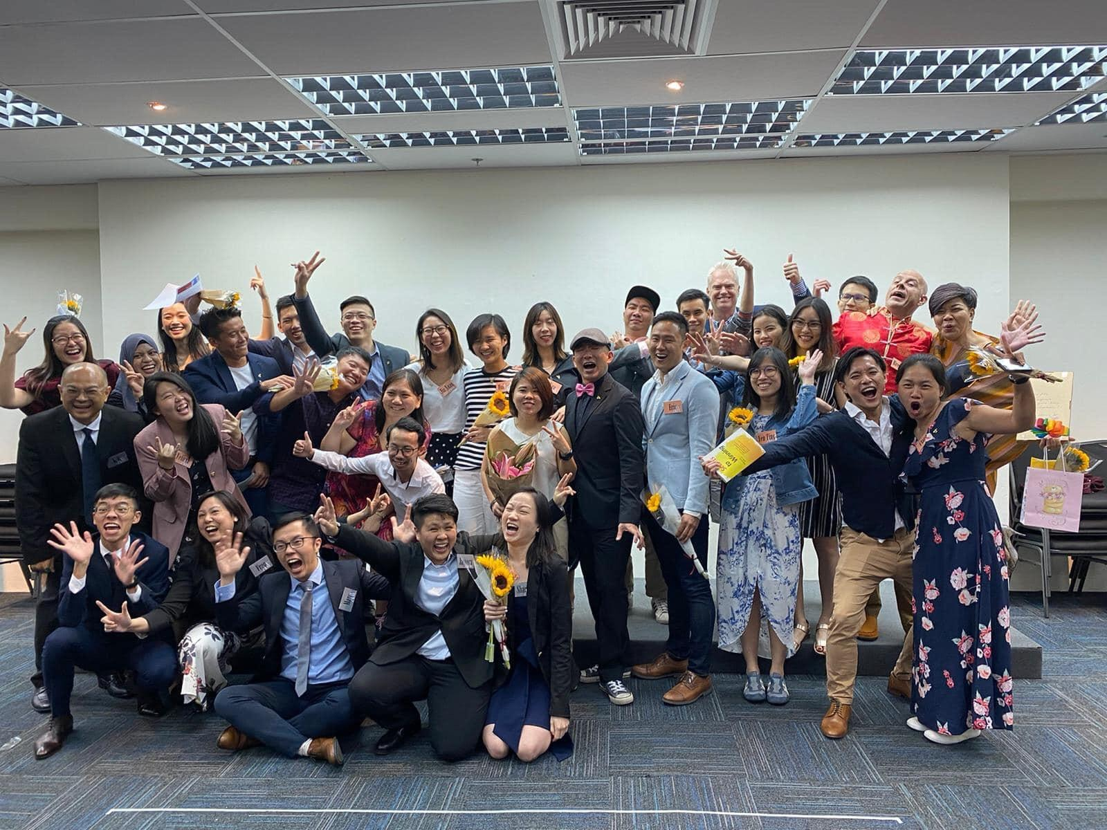 Marc at the AsiaWorks personal development program in 2019